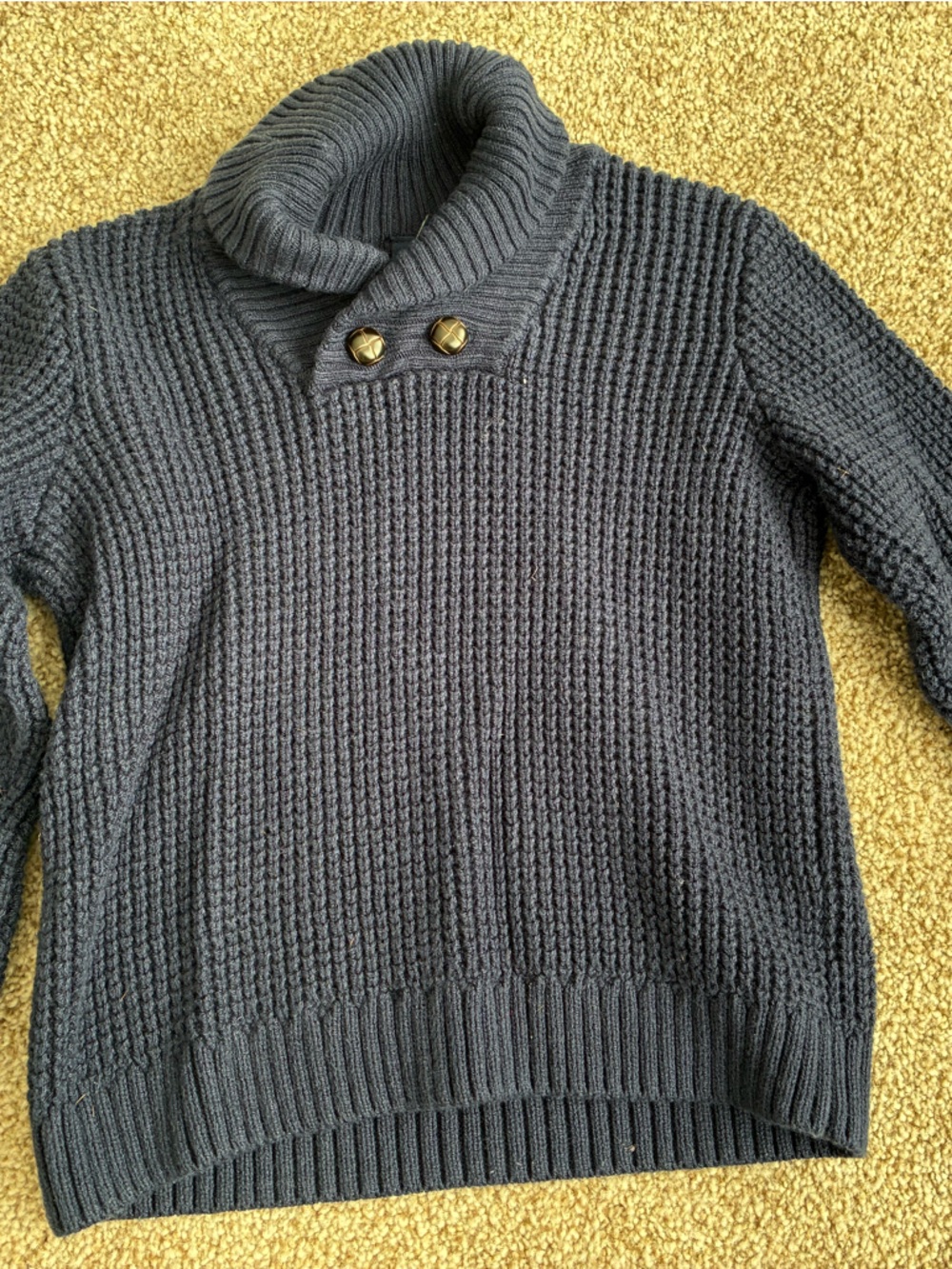 Janie and Jack size 3 T collar sweater navy